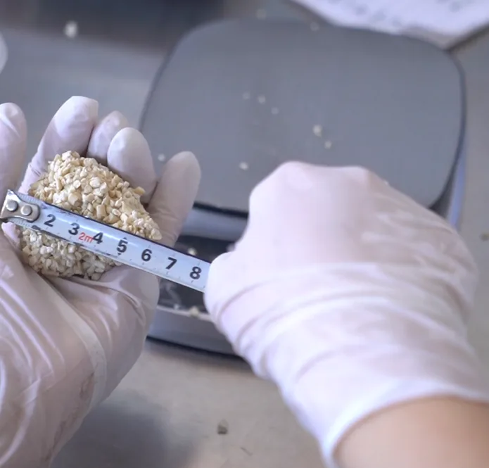 Measuring clump dimensions