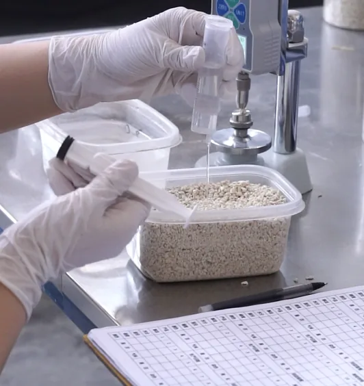 Water absorption performance testing